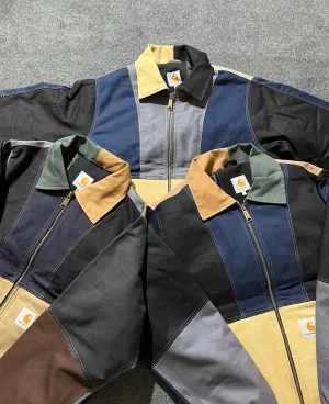 WINTER SALE! Vintage Carhartt Rework Style Patchwork Detroit Jackets - MOQ 25 pcs #3010