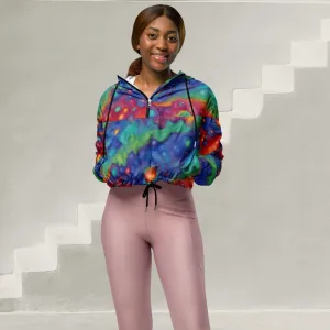 Women’s Cropped Windbreaker Auroral